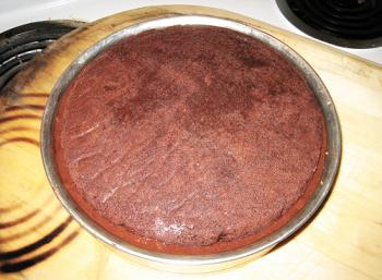 Шоколадное пирожное с лимонной глазурью Рецепт