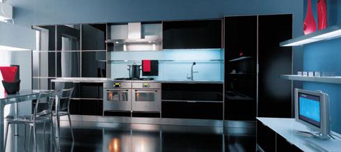 Дизайн и интерьер кухни в стиле Hi-Tech