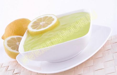 Лимонное желе рецепт фото